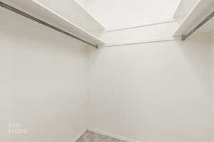 View of spacious closet