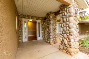 Entrance to property