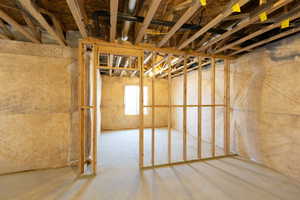 View of below grade area