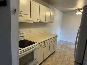 Functional and bright kitchen perfect for everyday use.