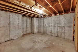Tons of storage in basement, extra unfinished space could be used for a theater, office, craft room or recording studio!