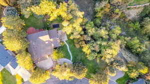 Aerial view of property