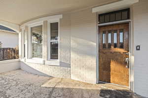 Entrance to property