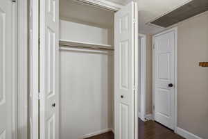 View of closet