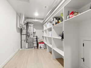 View of storage room