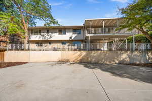 Patio / terrace with stairway
