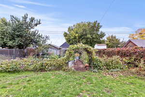 Entrance of the garden area