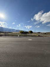 View of the lot from across the street