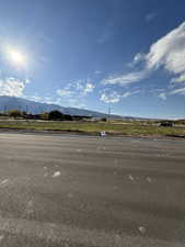 View of the lot from across the street