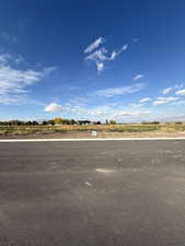 View of the lot from across the street