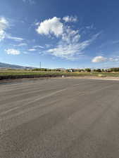 View of the lot from across the street