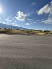 View of the lot from across the street
