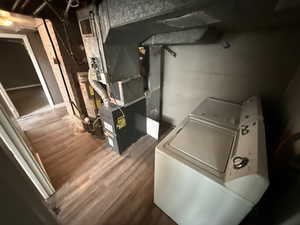 Utilities with washer / clothes dryer and gas water heater