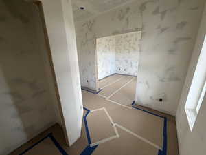 View of unfurnished bedroom