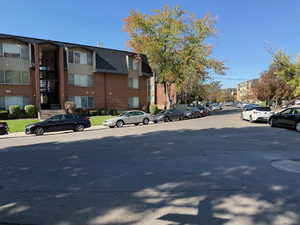 View of asphalt street