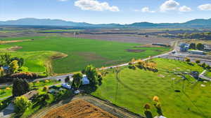 View of rural area featuring a mountain backdrop