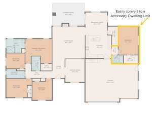 View of room layout