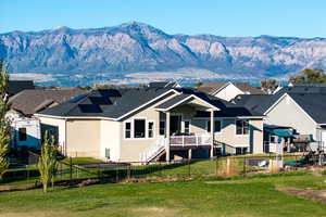 View of mountain background