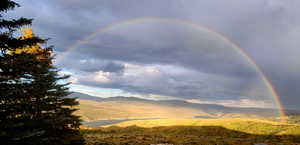 View of mountain background