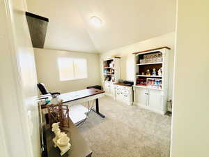 Second upstairs bedroom currently being used as an office.