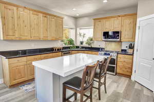 Plenty of counterspace for the gourmet chef in the house.