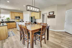 Contemporary lighting.