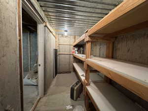 View of storage room