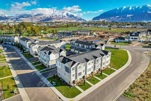 Drone / aerial view of mountains