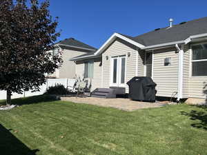 Back of house featuring a patio area