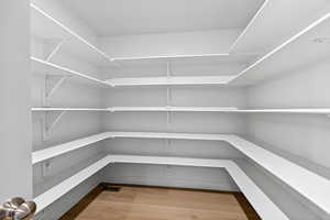 View of storage area