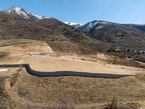 View of mountain background