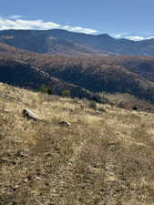 View of mountain background