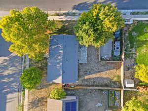 Aerial view of property and surrounding area