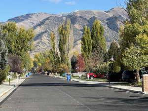 View of the mountains to the east