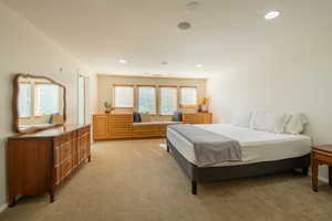 Spacious master bedroom