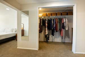 Master bedroom - walk-in closest