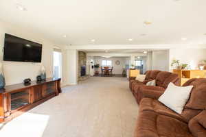 Massive family and dining area that seamlessly flow together