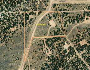 Map / location with property parcel outlined