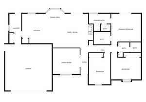 View of home floor plan
