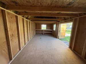 View of storage area