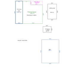 View of outbuilding layout and sizes