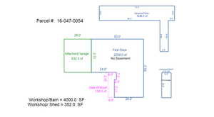 View of home floor plan