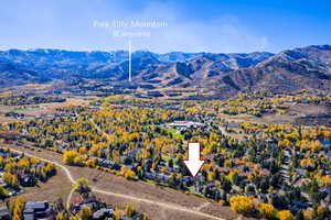 Drone / aerial view of mountains