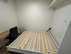 Murhy Bed featuring an AC wall unit