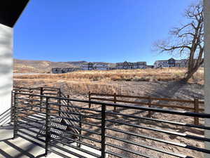 Balcony with a residential view