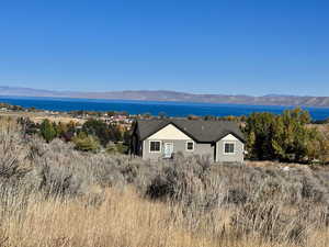 Bear Lake water view featuring mountains