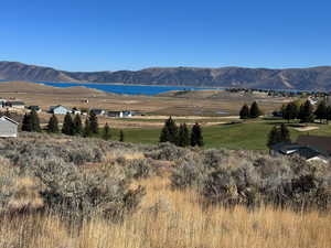 Mountain view with a view of Bear Lake
