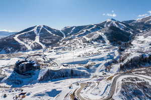 View of mountain backdrop at Deer Valley East Village