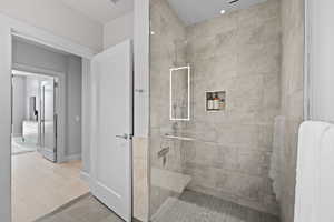 Full bathroom with walk in shower