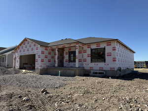 View of property in mid-construction